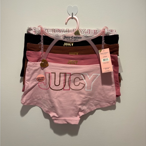 Juicy Couture Boy Shorts Set - Size Large - Picture 1 of 7